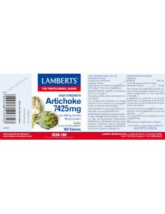 ARTICHOKE 7.425 mg (Alcachofa) - 180 comp 2
