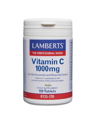 VITAMINA C 1000 mg CON BIOFLAVONOIDES 120 tabletas