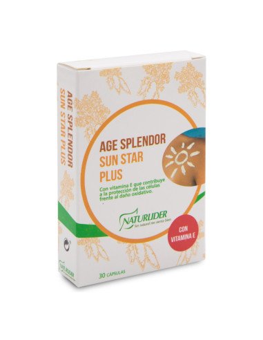 AGE SPLENDOR SUN STAR BETACAROTENO 30 vcaps