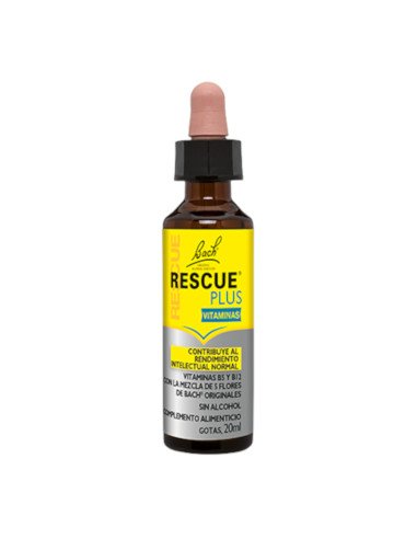 BACH® RESCUE PLUS GOTAS 20 ml SIN ALCOHOL