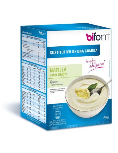 BIFORM NATILLAS LIMON 6 sobres