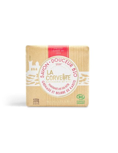 JABON ORGANICO GRANADA Y KARITE - 100 g