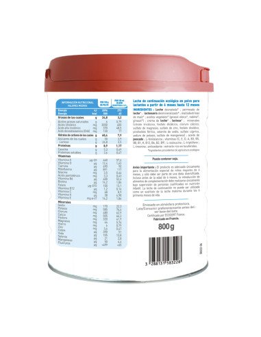 LECHE DE VACA DE CONTINUACION PRIMEA 2 - 800 g