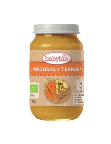 MENU VERDURAS Y TERNERA 200 g