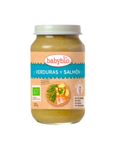 MENU VERDURAS Y SALMON 200 g