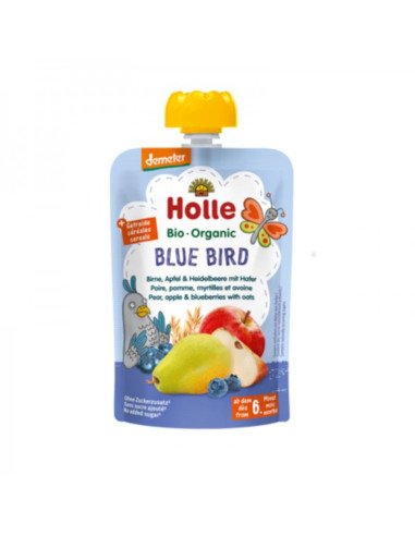 SMOOTHIE BLUE BIRD PERA-MANZANA-ARANDANO Y AVENA +6 MESES 100 g.