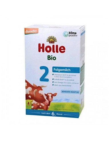 LECHE DE VACA DE CONTINUACION 2 ECOLOGICA +6 MESES  600 g