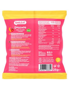 SMILITOS GUSANITOS DE FRESA Y PLATANO ECOLOGICOS +8 MESES... 2