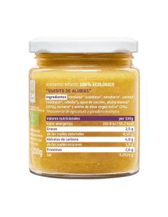 TARRITO DE GUISITO DE ALUBIAS ECOLOGICO +6 MESES - 230 g 2