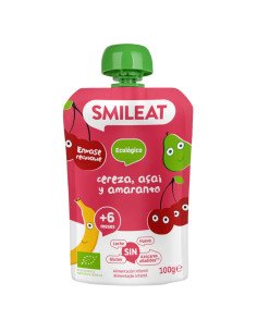 POUCH DE CEREZA AÇAI Y AMARANTO ECOLOGICO +6 MESES - 100 g