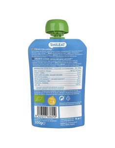 POUCH DE YOGUR GRIEGO Y AVENA ECOLOGICO +9 MESES - 100 g 2