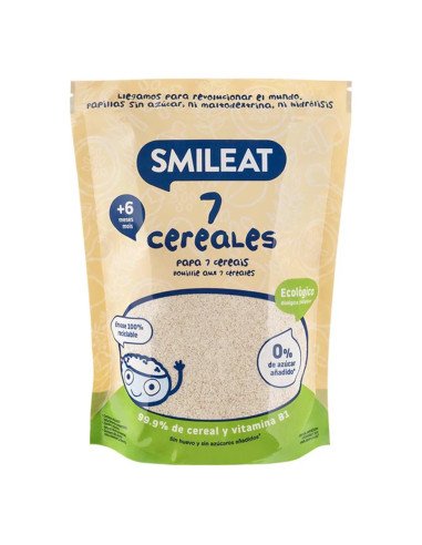 PAPILLA DE 7 CEREALES ECOLOGICA +6 MESES 200 g