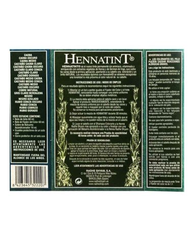 HENNATINT CAOBA MEDIO - 60 ml