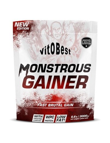 MONSTROUS GAINER 3 Kg SABOR FRESA