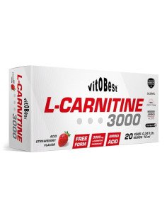 L-CARNITINE 3000 (Sabor Fresa) - 20 viales