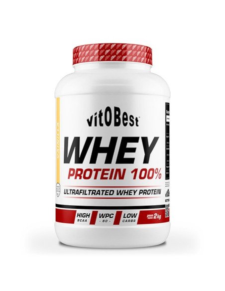 WHEY PROTEIN 100%. (Sabor Vainilla) - 2 Kg