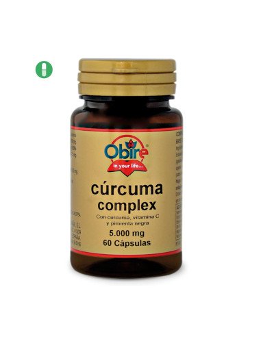 CURCUMA COMPLEX 5000 mg (95%) +VIT C+ PIMIENTA NEGRA 60 caps