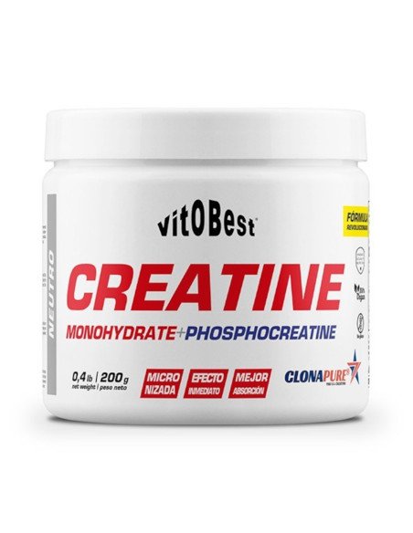 CREATINE MONOHIDRATE+PHOSPHOCREATINE (Sabor Neutro) - 200 g