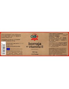 BORRAJA + VITAMINA E  - 110 perlas 2