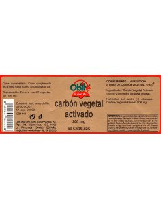 CARBON VEGETAL ACTIVADO 200 mg - 60 caps 2