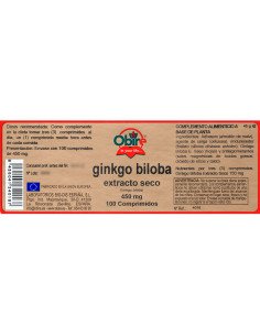 GINKGO BILOBA (EXT SECO) 450 mg - 100 comp 2