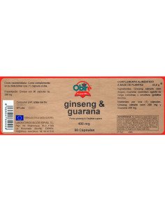 GINSENG & GUARANA 400 mg - 90 caps 2