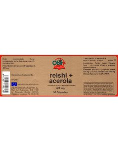 REISHI + ACEROLA 400 mg - 90 caps 2