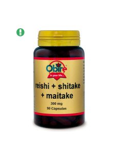 REISHI + SHIITAKE + MAITAKE 300 mg - 90 caps
