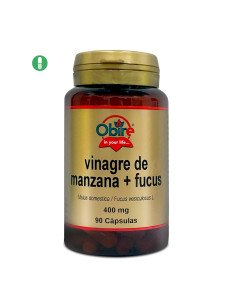 VINAGRE DE MANZANA + FUCUS 400 mg - 90 caps