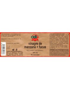 VINAGRE DE MANZANA + FUCUS 400 mg - 90 caps 2