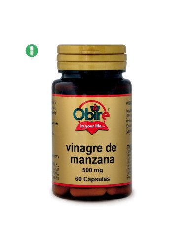 VINAGRE DE MANZANA 500 mg  60 caps