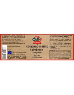 COLAGENO HIDROLIZADO & MAGNESIO 600 mg - 60 caps 2
