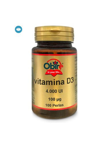 VITAMINA D3 100 mcg (4000UI) 100 perlas