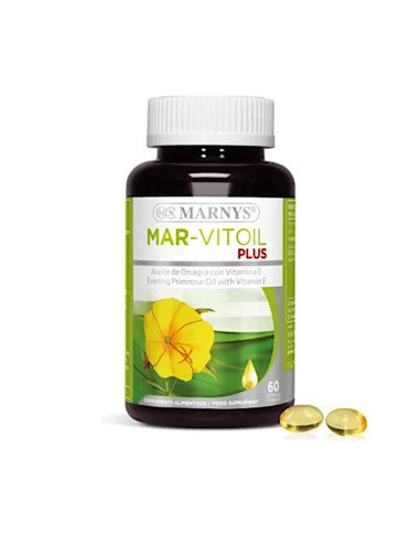 MAR-VITOIL PLUS ACEITE DE ONAGRA 60 caps de 1050 mg.