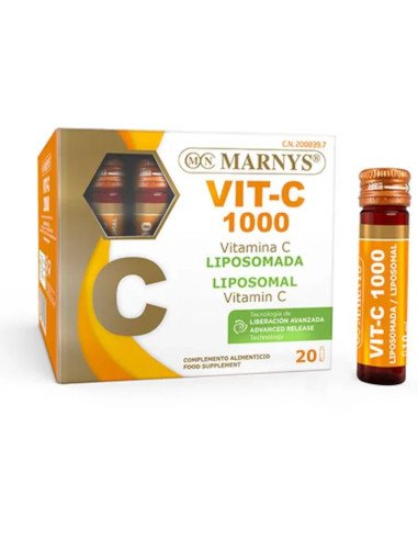 VIT-C 1000 VITAMINA C LIPOSOMADA 20 viales x 10 ml