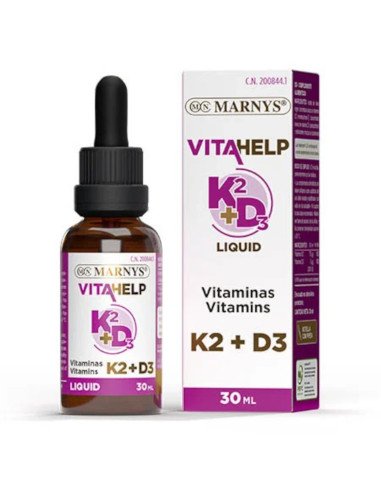 VITAMINA K2 & D3 LIQUIDA - LINEA VITAHELP - 30 ml