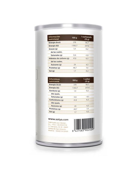 BEBIDA VEGETAL DE SOJA EN POLVO - 550 g