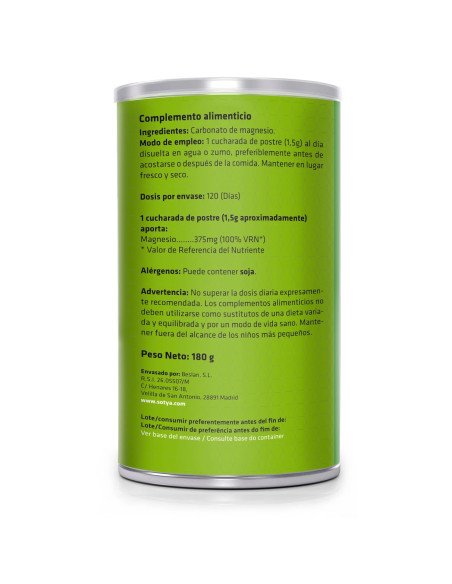 CARBONATO DE MAGNESIO - 180 g