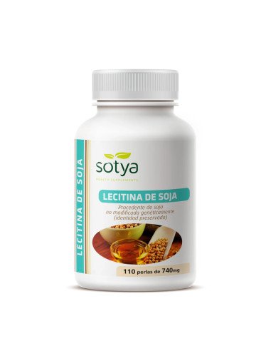 LECITINA DE SOJA 110 perlas de 740 mg.