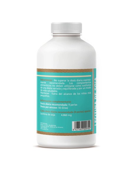 LECITINA DE SOJA 740 mg - 450 perlas