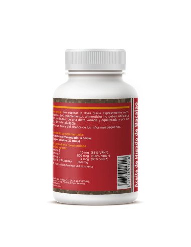 ACEITE DE HIGADO DE BACALAO 500 mg - 110 perlas