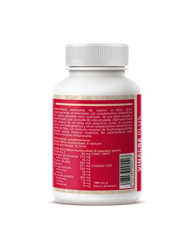 VINAGRE PLUS 550 mg - 100 caps