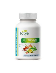 CHITOSAN (con Te Verde y Vitamina C) 600 mg - 100 caps