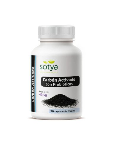 CARBON ACTIVADO con probioticos 90 caps