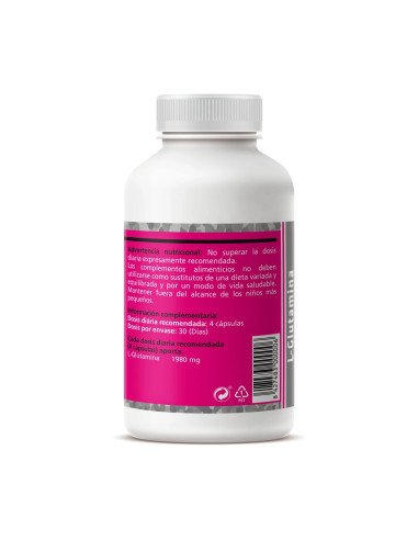 L- GLUTAMINA 600 mg - 120 caps