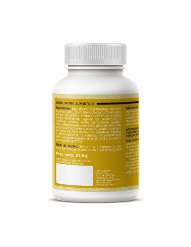 REISHI + MAITAKE + SHIITAKE + VITAMINA C 560 mg...