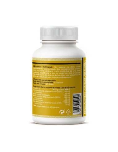 REISHI + MAITAKE + SHIITAKE + VITAMINA C 560 mg...