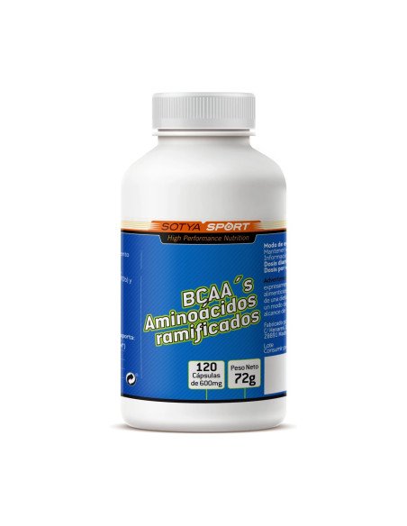 BCAA'S (Aminoacidos Ramificados) 600 mg - 120 caps