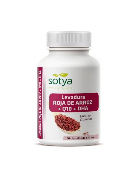 LEVADURA  ROJA DE ARROZ + Q10 + DHA 550 mg - 60 caps