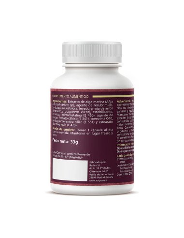 LEVADURA  ROJA DE ARROZ + Q10 + DHA 550 mg - 60...